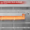 Built-In Gas Grill Head with Sear & Infrared Rear Burners