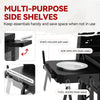 Royal Gourmet GB4005P foldable side shelves with magnetic knife holder and tool hooks