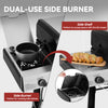 5-Burner Gas Grill with Side Burner in Silver