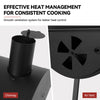 Charcoal Grill & Offset Smoker | 824 Sq. In.