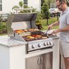 Built-In Gas Grill Head with Sear & Infrared Rear Burners