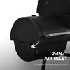 Black Royal Gourmet barbecue grill with a 2-in-1 air inlet feature on a white background