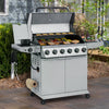 6-Burner Propane Gas Grill with Sear & Side Burner, 74,000 BTU