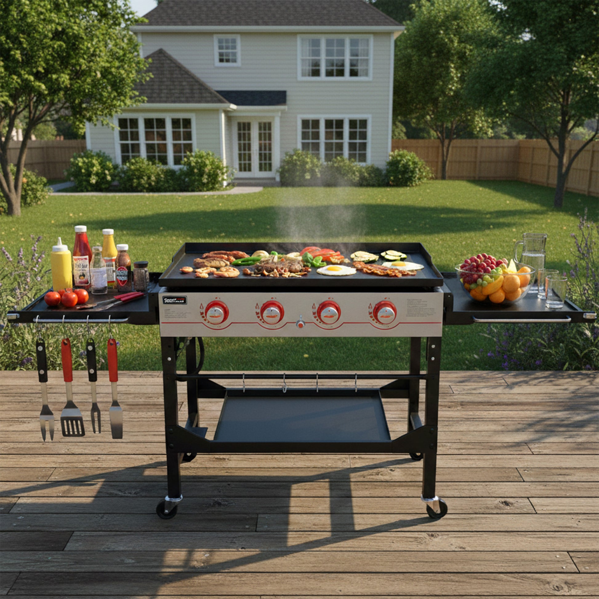Royal Gourmet GB4000F outdoor griddle front view