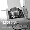Deluxe Stainless Steel 6-Burner Gas Grill with Side & Infrared Rear Burners