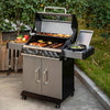 4-Burner Gas Grill with Side Burner