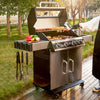 4-Burner Gas Grill with Side Burner