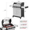4-Burner Gas Grill with Side Burner