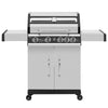 4-Burner Gas Grill with Side Burner