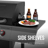4-Burner Gas Grill with Side Shelves