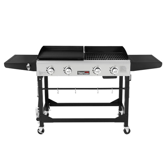 4-Burner Portable Gas Grill and Griddle Combo - Royal Gourmet