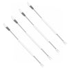 4-piece stainless steel seafood forks set for shellfish