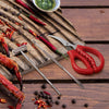 4-piece stainless steel seafood forks set for shellfish