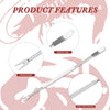 4-piece stainless steel seafood forks set for shellfish
