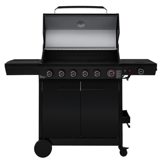 Black Royal Gourmet barbecue grill on a white background