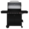 Black Royal Gourmet barbecue grill on a white background