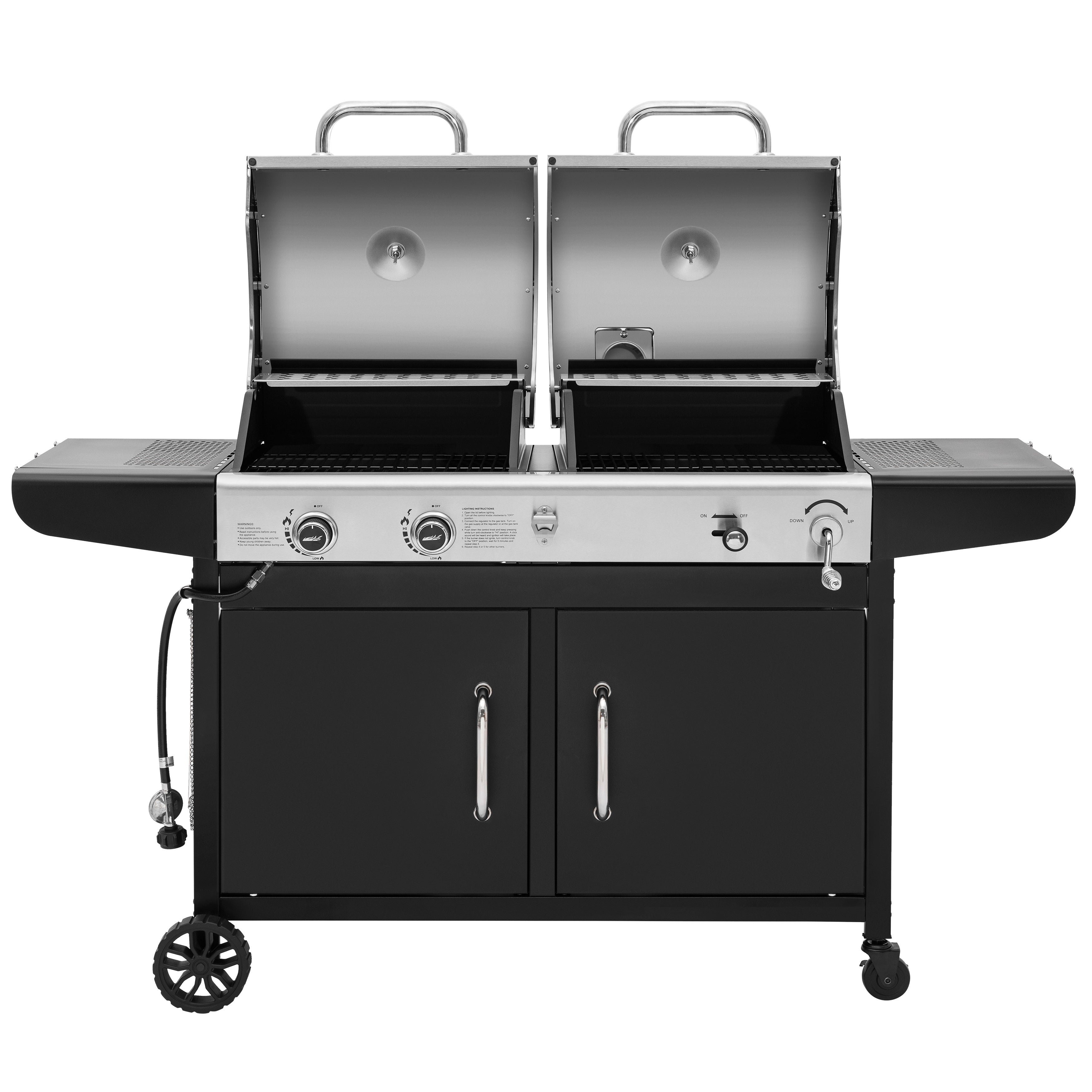 Royal Gourmet ZH3002N 2-Burner Gas and Charcoal Combo Grill | 759