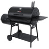 Black barbecue grill on a white background