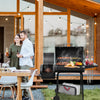 Charcoal Grill with Offset Smoker & Cover