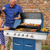 5-Burner Propane Gas Grill | 64,000 BTU | Blue