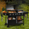 Premium Gas Grill and Pizza Oven Combo