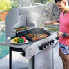 5-Burner Liquid Propane Gas Grill with Side Burner