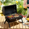 Portable Charcoal Grill in Black