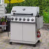 6-Burner Propane Gas Grill with Sear & Side Burner, 74,000 BTU