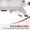 Royal Gourmet  Foldable legs of a piece of equipment with text on a white background