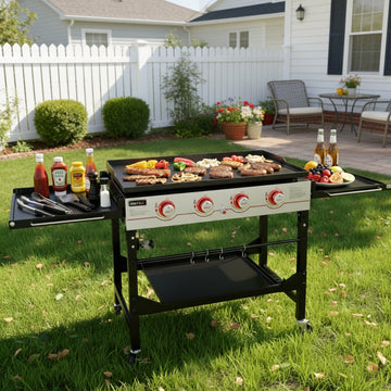 Royal Gourmet GB4000F 52,000 BTU gas griddle lifestyle photo