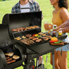 Barrel Charcoal Grill with Offset Smoker | 824 Sq. In.