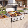 Built-In Gas Grill Head with Sear & Infrared Rear Burners