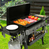 34-Inch 4-Burner Propane Gas Griddle with Hood  with 732 Sq. In.