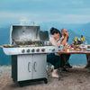 5-Burner Gas Grill With Sear & Side Burner