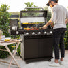 5-Burner Gas Grill with Infrared Side Burner | 72,000 BTU