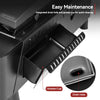Royal Gourmet Close-up of a grill with an integrated drain hole and grease cup for easy maintenance.