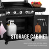 5-Burner Gas Grill with Infrared Side Burner | 72,000 BTU