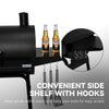 Charcoal Grill with Offset Smoker & Cover