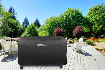 60-Inch Black Oxford Grill Cover