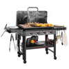 34-Inch 4-Burner Propane Gas Griddle with Hood