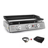 24-Inch Portable Table Top Gas Grill Griddle