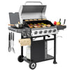 5-Burner Propane Gas Grill with Side & Sear Burner with 64,000 BTU