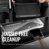 2-Burner Gas and Charcoal Combo Grill with Side Burner