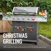 Deluxe 5-Burner Gas Grill with Sear Burner and Side Burner