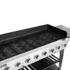 Royal Gourmet Grill with multiple burners on a white background