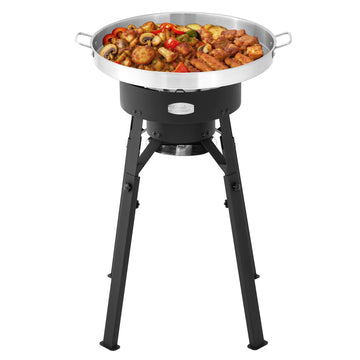 Portable Gas Cooker with Stainless Steel Wok