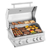Built-In Gas Grill Head with Sear & Infrared Rear Burners