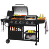 Premium Gas Grill and Pizza Oven Combo
