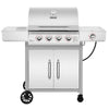 4-Burner Gas Grill with Side Burner