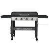 34-Inch 4-Burner Propane Gas Griddle with Hood